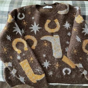 Zara Western Sweater